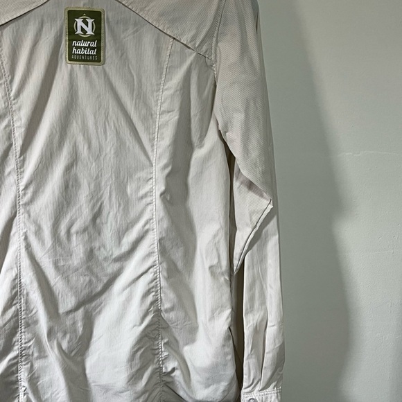 Exofficio Insect Shield Pinstriped Top Sz Small (4-6) - Picture 7 of 10